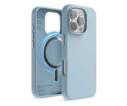 Etui do telefonów Elago Magnetic Silicone do iPhone 16 Pro Sky Blue ES16MSSC63PRO-SBL